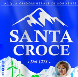 acqua santa croce etichetta
